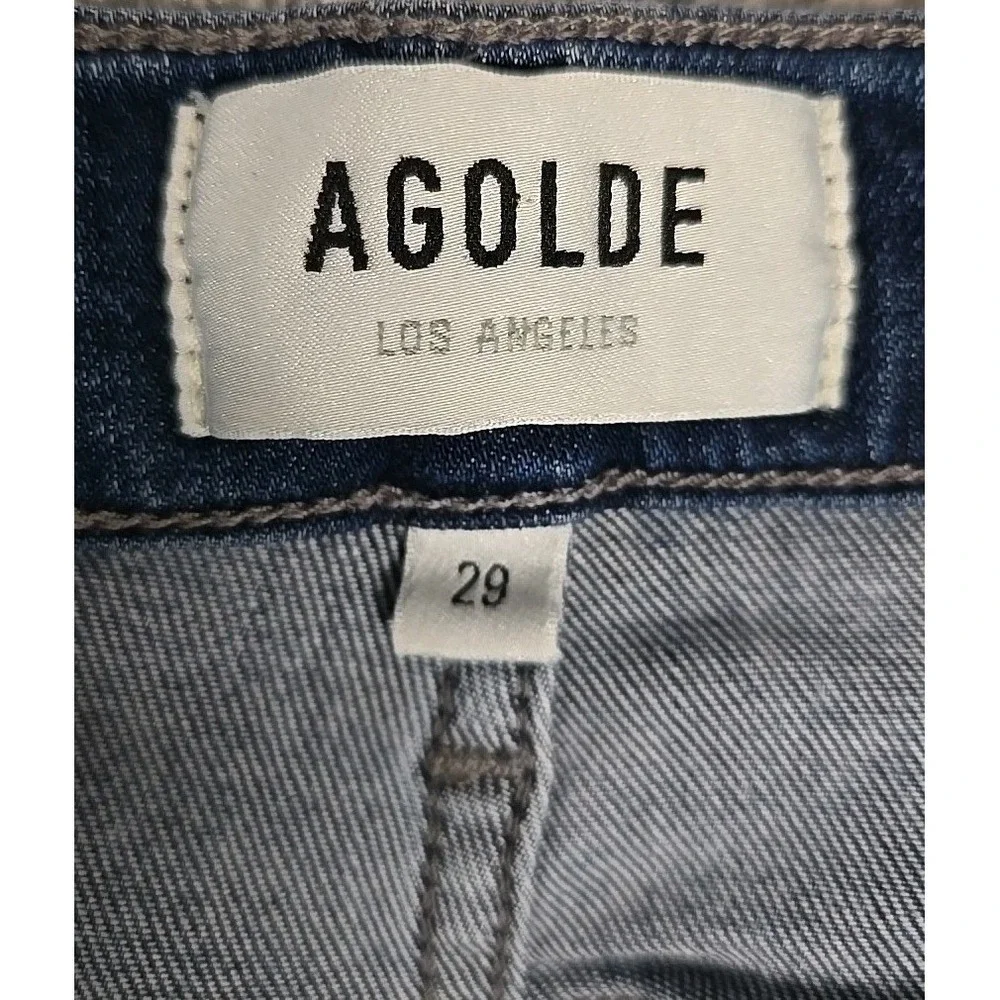Agolde Sophie High-Rise Skinny Jeans Stretch Lightweight Blue Women's‎ Size 29